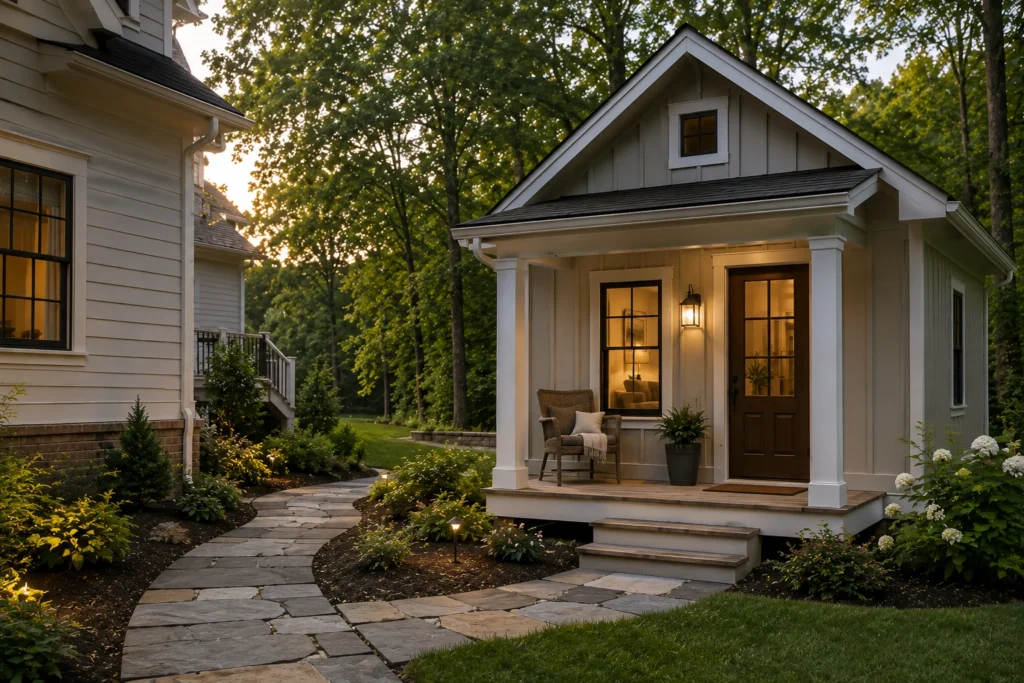 Mother in law suite in garden