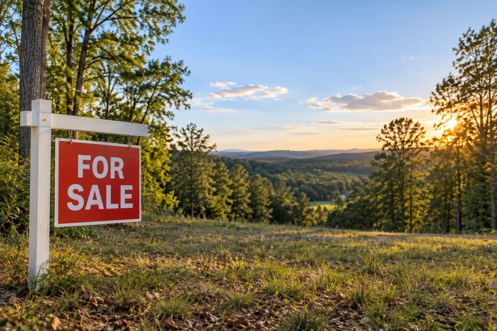 finding land to build a custom home on